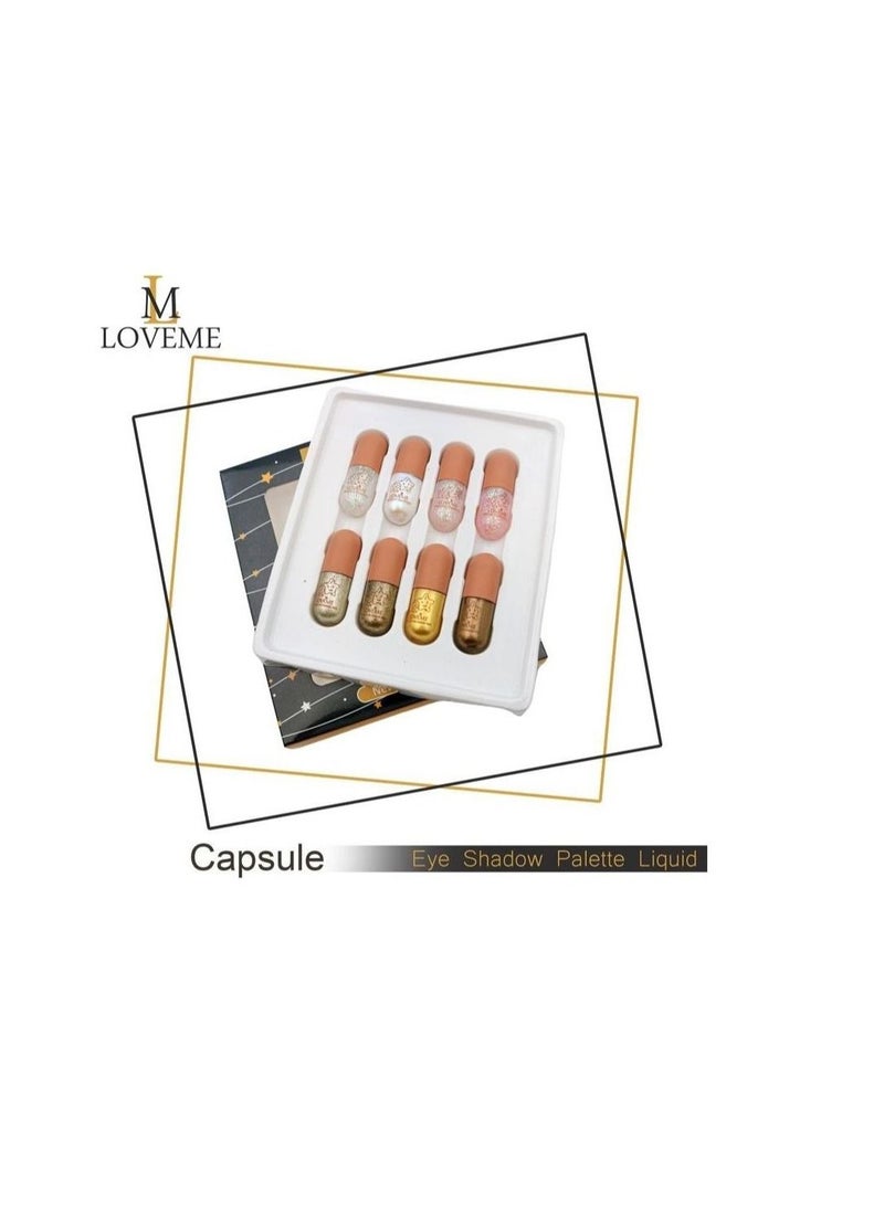 لوف مي باليت ظلال عيون سائلة على شكل كابسولات 8الوان - Image 2
