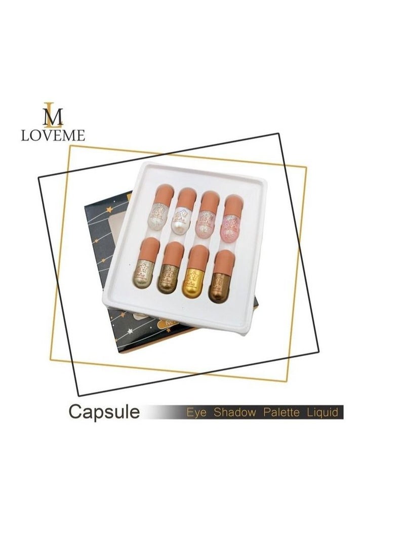 لوف مي باليت ظلال عيون سائلة على شكل كابسولات 8الوان - Image 4