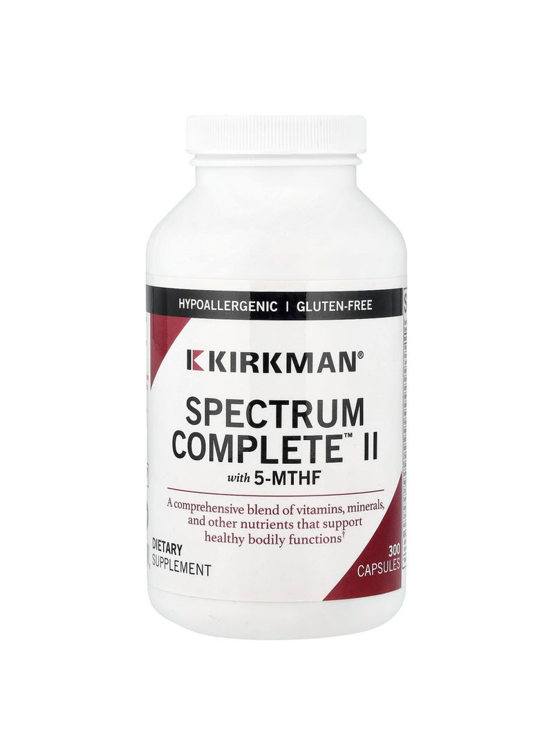 Spectrum Complete™ II with 5-MTHF, 300 Capsules