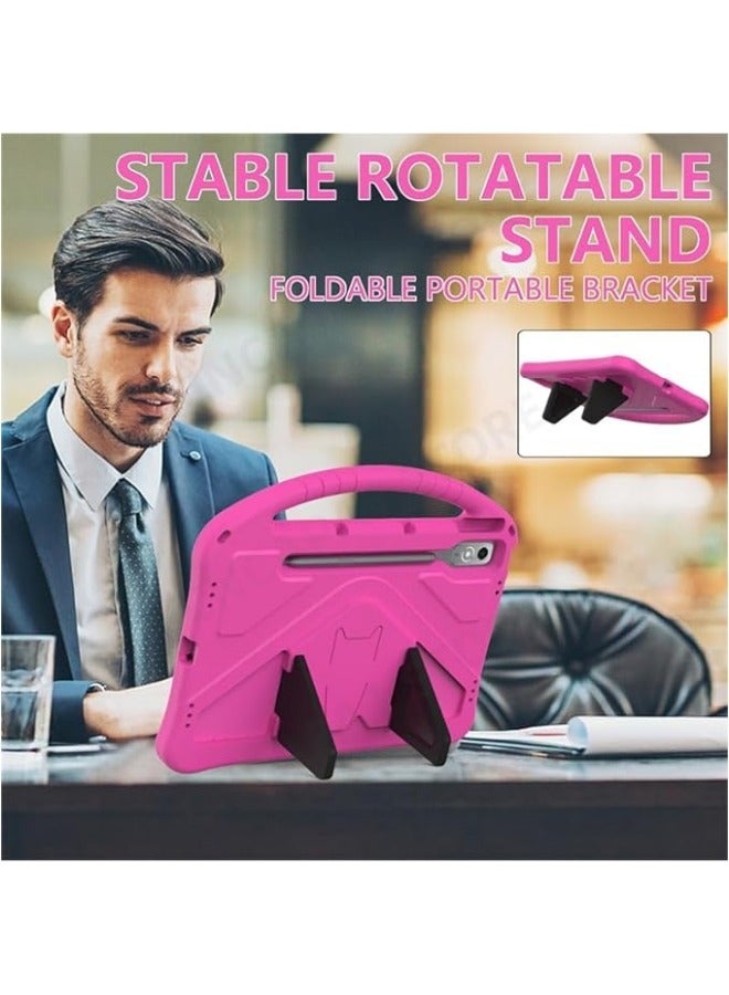 general Compatible with Lenovo Tab P12 2023 TB 370FU TB 371FC Case Kids Shockproof Handle Stand Tablet Cover Case for Lenovo Tab P12 with Shoulder Strap - Image 3