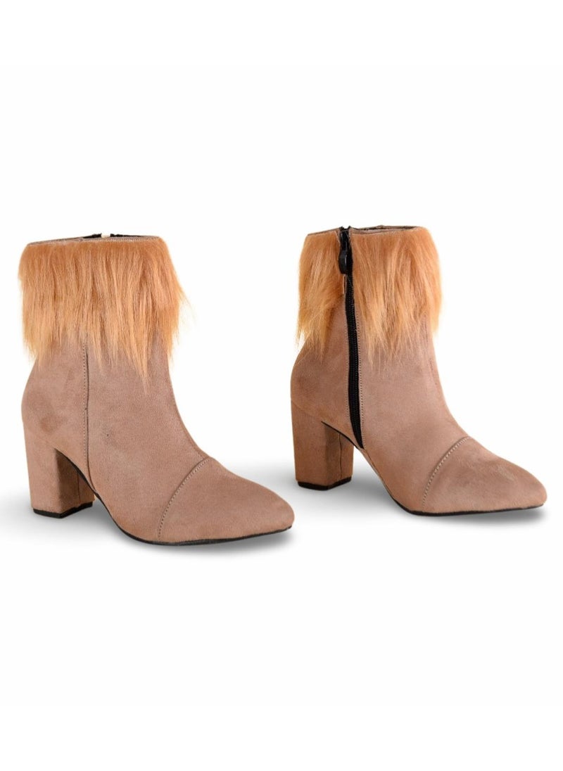 Run  - Boots Suede B-20-Beige - Image 1