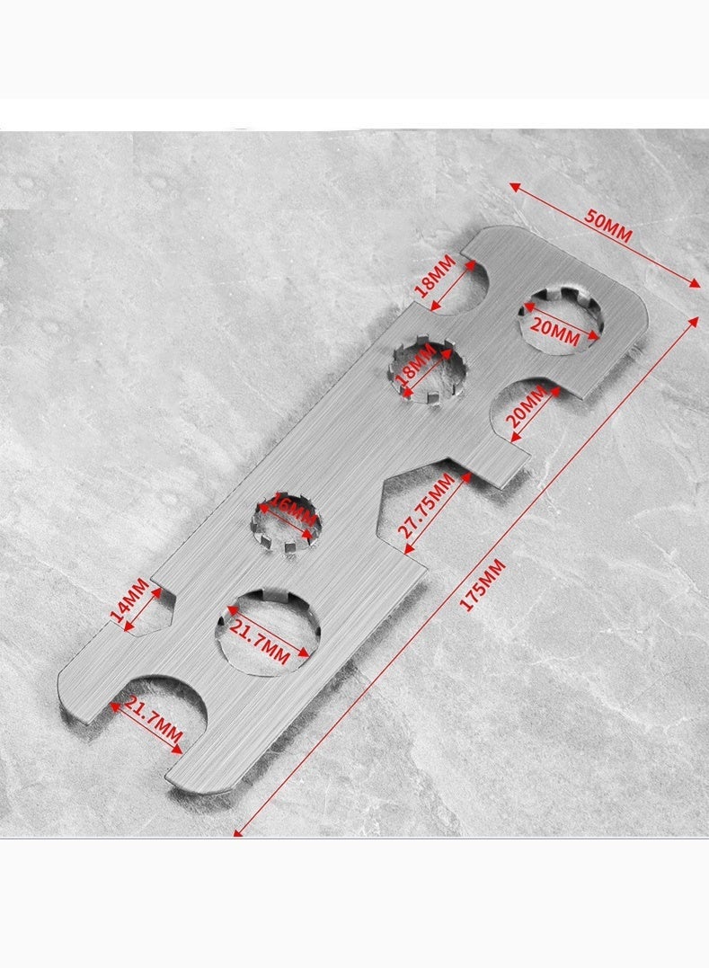 JOYBOS طقم أدوات الحنفيات الشامل - مفتاح فكّ المهوّيات وأداة تركيب الفرجار، طقم تركيب وإصلاح متعدد الاستخدامات - Image 4