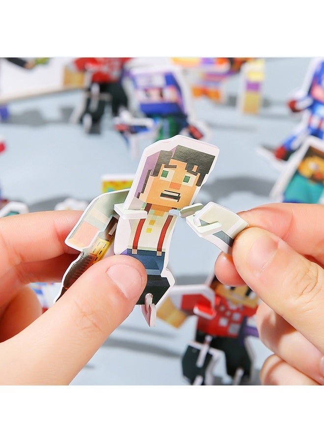 3D Cartoon Jigsaw Puzzle, 30 pieces, suitable for children aged 4-10. This educational 3D cartoon puzzle is perfect for Montessori toys and birthday gifts. - Image 5