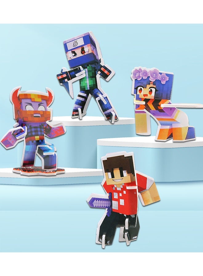 3D Cartoon Jigsaw Puzzle, 30 pieces, suitable for children aged 4-10. This educational 3D cartoon puzzle is perfect for Montessori toys and birthday gifts. - Image 4