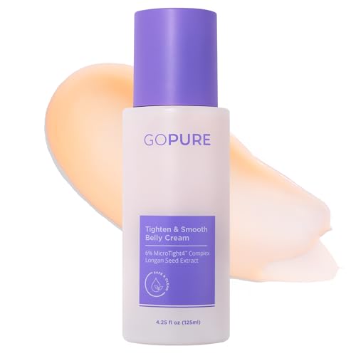 GOPURE Tighten Smooth Belly Cream Clinically Tested with MicroTight4 Complex to Reduce the Appearance of Cellulite Stretch Marks Quick Absorbing for Smoother FirmerLooking Skin 425oz - Image 1