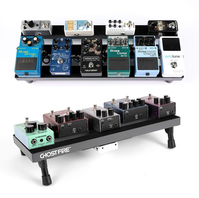 GHOSTFIRE Ghost Fire Guitar Pedal Board Aluminum Alloy 1.5lbs Super light Effect Pedalboard19.7''x7'' with Carry Bag,SPL-02 - Image 3