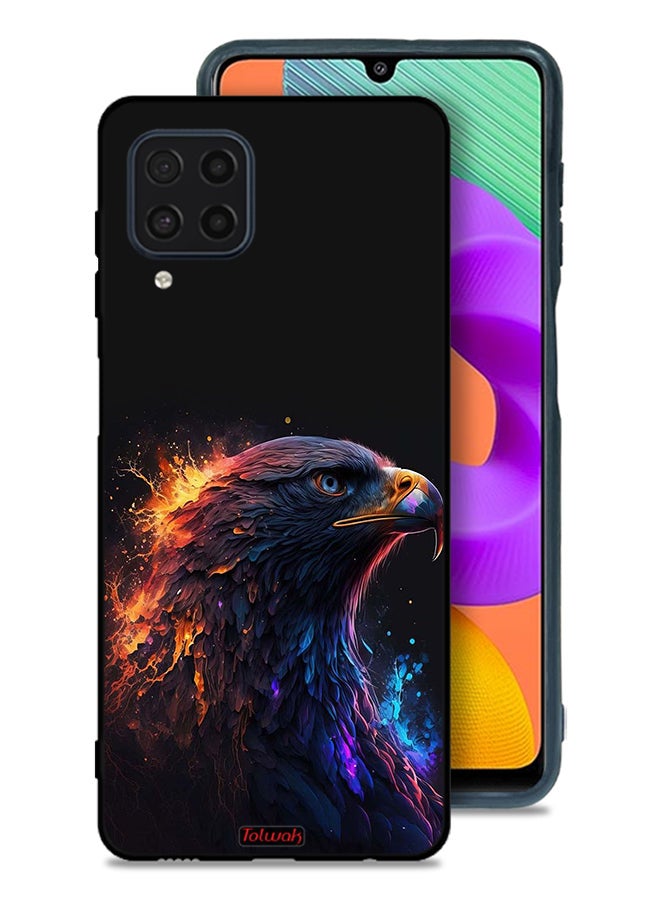 Tolwak Samsung Galaxy M22 Protective Case Cover Eagle Art - Image 1