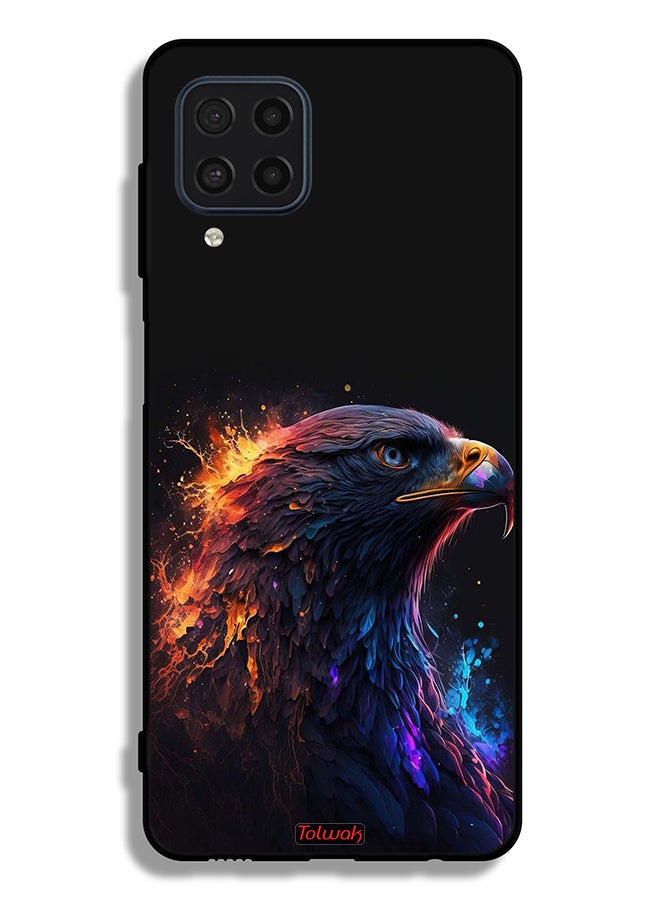 Tolwak Samsung Galaxy M22 Protective Case Cover Eagle Art - Image 2