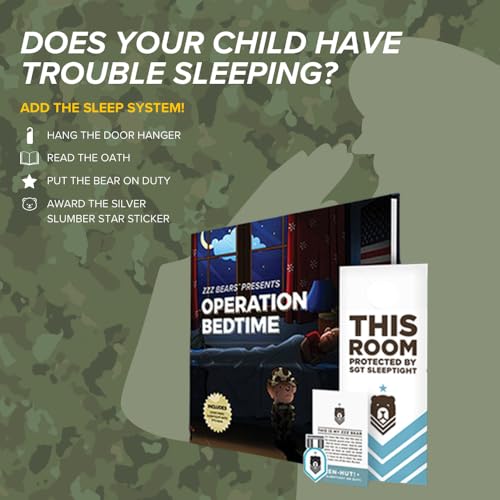 ZZZ Bears Personalized Army Teddy Bear, Gift for Boot Camp Graduates, Veterans & Comforting Loved Ones at Home During Deployment - Image 4