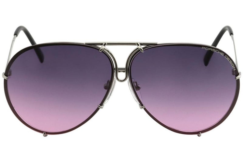 Porsche Design P'8478 P8478 W Gunmetal Aviator Sunglasses 60mm W/Extra Lenses - Image 2