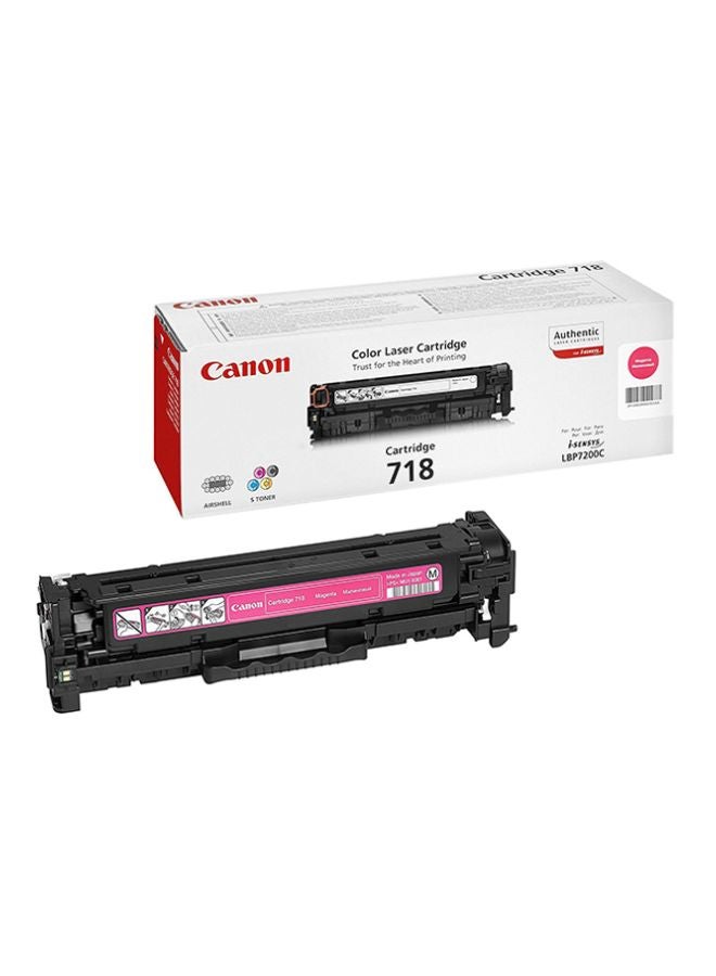 Canon 718 Toner Cartridge Magenta - Image 1