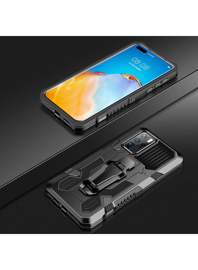 زبون جراب لهاتف Huawei Mate 30 Pro مصنوع من مادة Machine Armor Warrior المقاومة للصدمات من البولي كربونات + TPU - Image 3