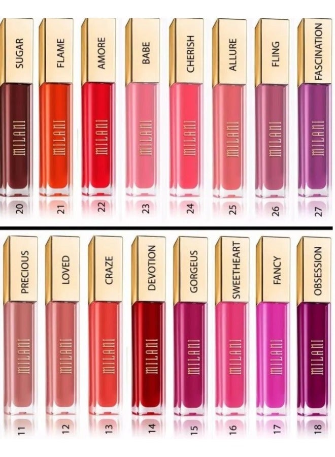 Milani Amore Matte Lip Crème, Shade 10 Pretty Problemattic, 6g - Long-Lasting, Full Coverage Matte Liquid Lipstick