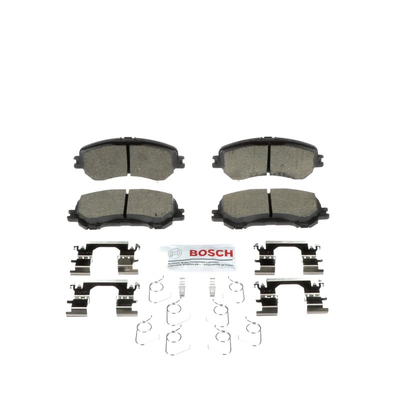 BOSCH BC1737 QuietCast Premium Ceramic Disc Brake Pad Set - Compatible With Select Nissan Rogue, Rogue Sport, X-Trail; FRONT - Image 2