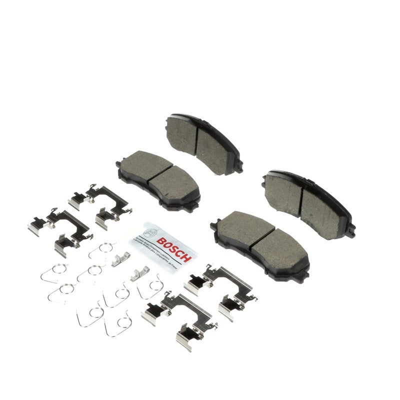 BOSCH BC1737 QuietCast Premium Ceramic Disc Brake Pad Set - Compatible With Select Nissan Rogue, Rogue Sport, X-Trail; FRONT - Image 4