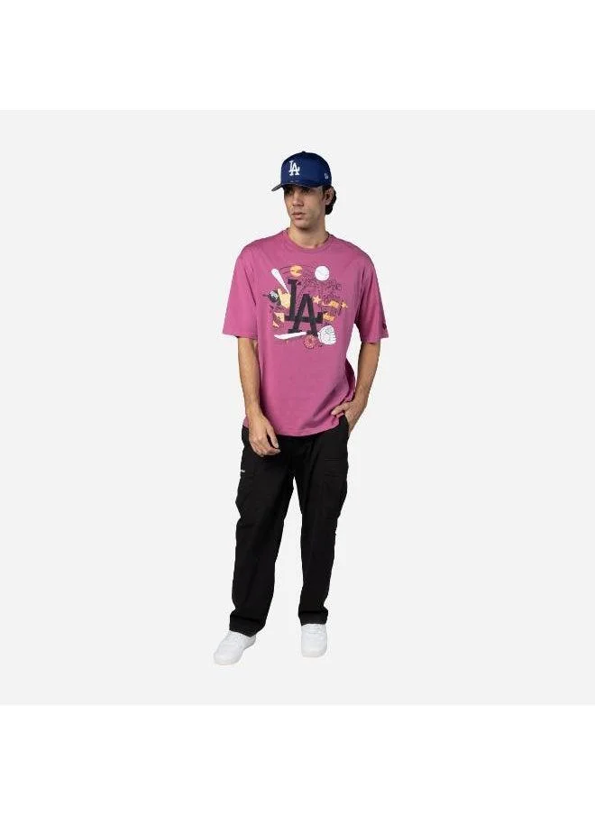 NEW ERA Mlb Food Graphics Oversized Los Angeles Dodgers T-Shirt
