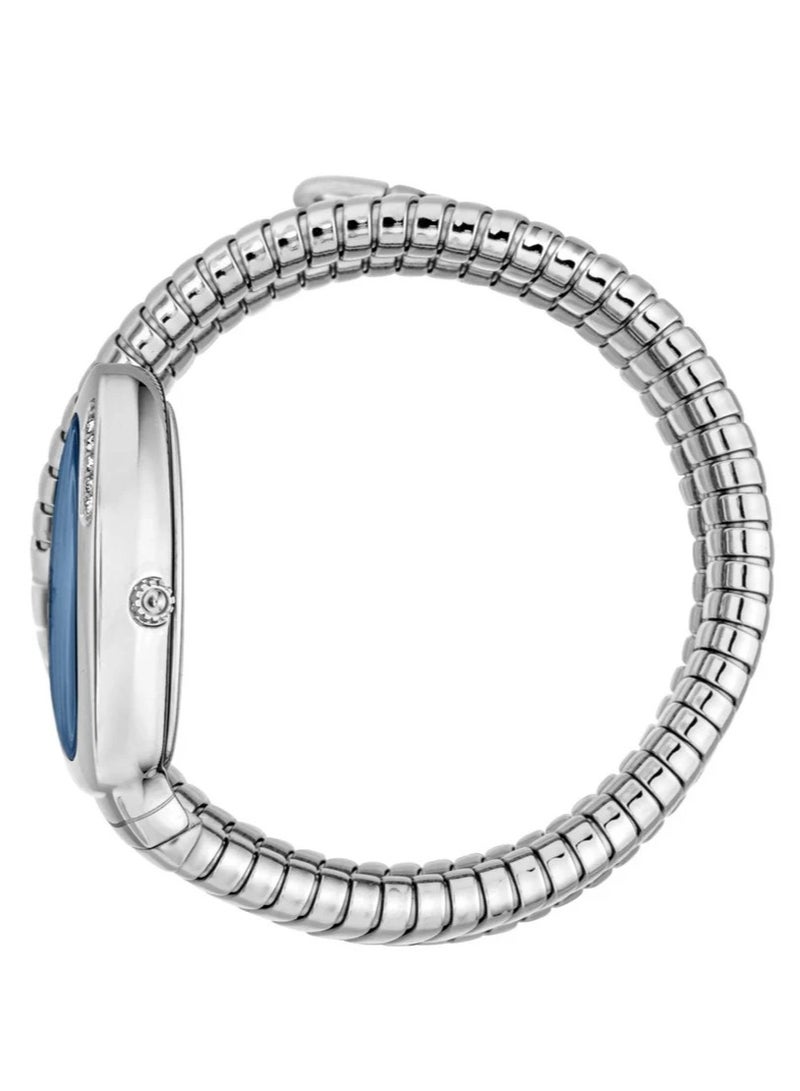 جي سي ساعة يد جست كافالي فيزوسو فيزوسو فضي بتصميم ثعبان للسيدات - JC1L230M0025 - Image 3