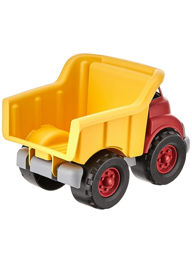 Green Toys شاحنة تفريغ ألعاب خضراء، أحمر/أصفر CB - لعب تخيلي، مهارات حركية، لعبة سيارة للأطفال. - Image 3