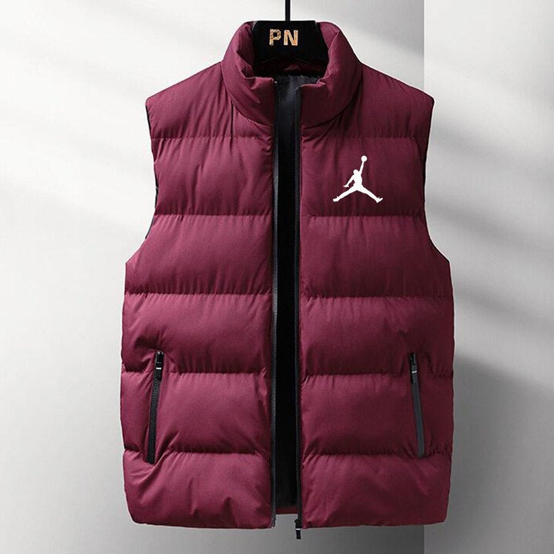 Men'S New Velvet Thickeneded Warm Windproof Waistcoat Vest Hong Kong Style Casual Stand Collar Cotton Vest For Men - Image 3