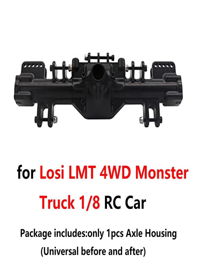 ZLiT 1Pcs Aluminum Alloy Front Rear Axle Housing Set Fit for Losi LMT 4WD Monster Truck 1/8 RC Car Axle Housing Upgrades Part Set (Black) - Image 2