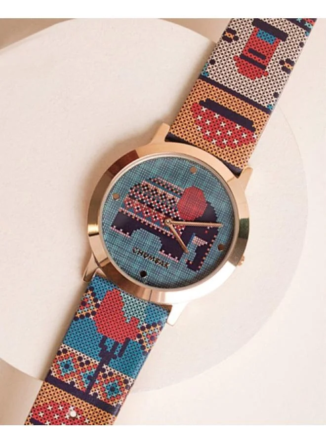 Chumbak TEAL by Chumbak Tribal Elephant Aztec Watch