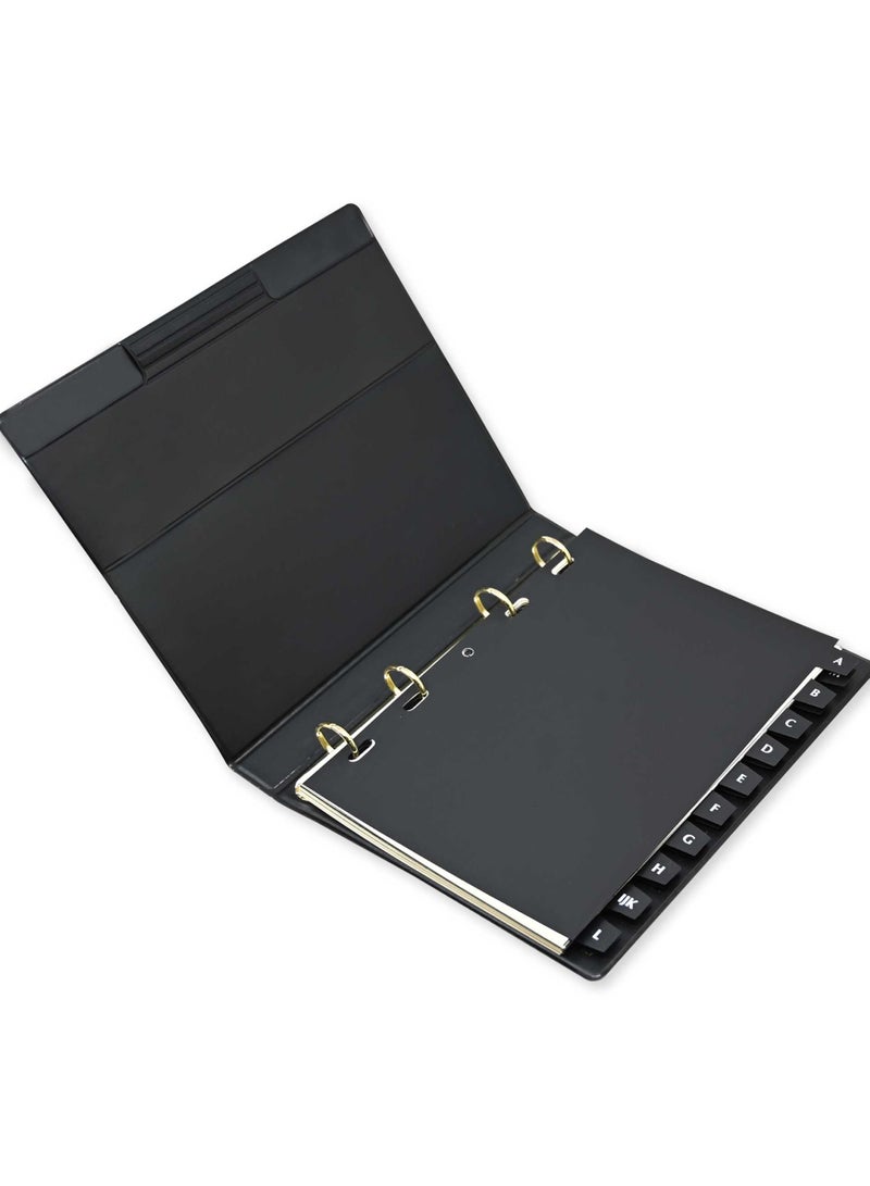 FIS 2 Pieces Telephone Book with Index (A to Z), Colour : Formula Black - UATL083BK - Image 4