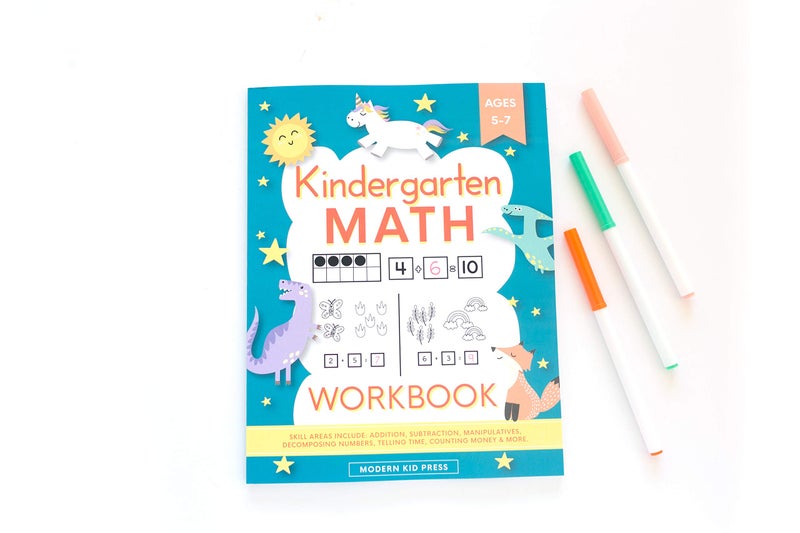 FILLBOSS Kindergarten Math Workbook: Kindergarten and 1st Grade Workbook Age 5-7 | Homeschool Kindergarteners | Addition and Subtraction Activities + Worksheets - Image 2