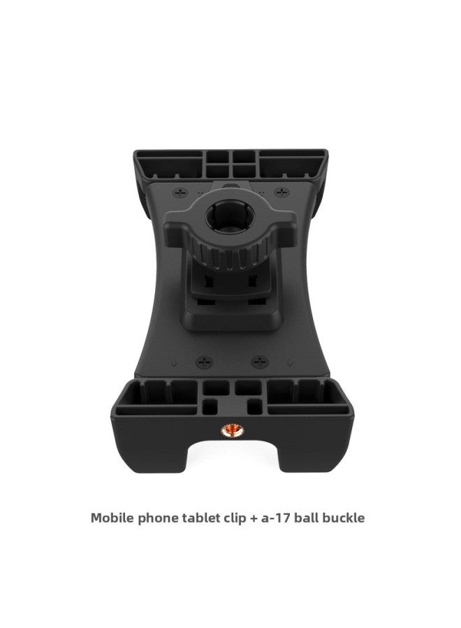 Double Stretch Rotating Mobile Phone Tablet Clip Horizontal And Vertical Trembles Live Tripod Selfie Stick Adapter Tablet Chuck-Color:Mobile Phone Tablet Clip + A17 Ball Card Position - Image 1