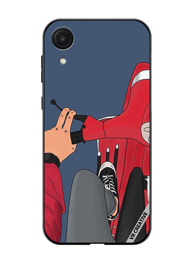 VR CREATIVE Protective Case Cover For Samsung Galaxy A03 Core Cool Bike Design Multicolour - Image 1