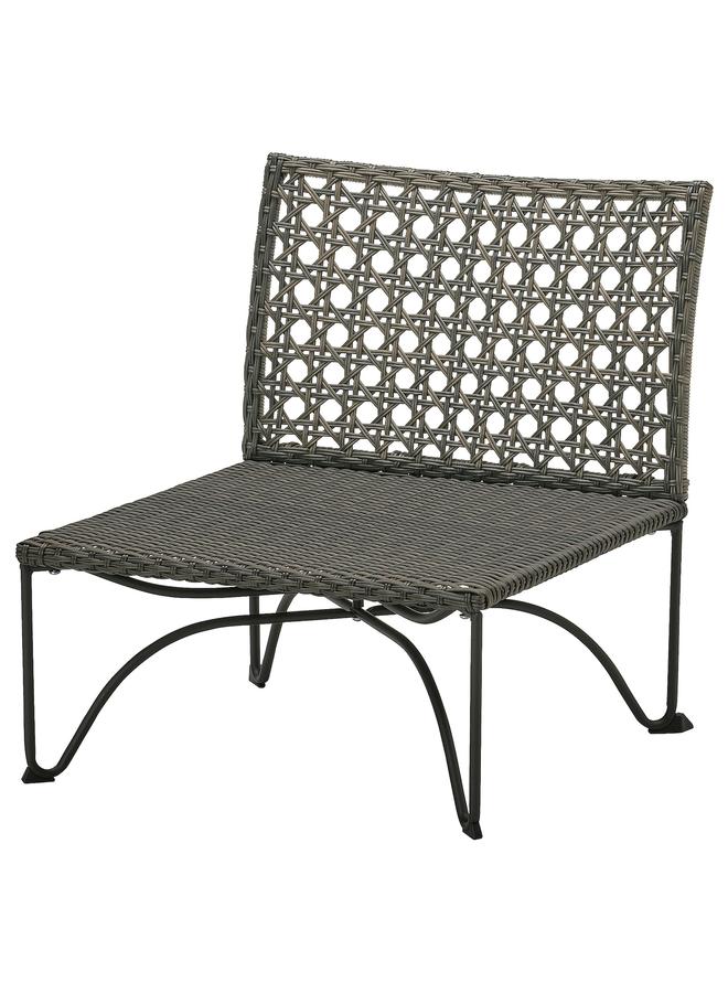 erorex One-Seat Section, Outdoor, Dark Grey-Brown - Image 1