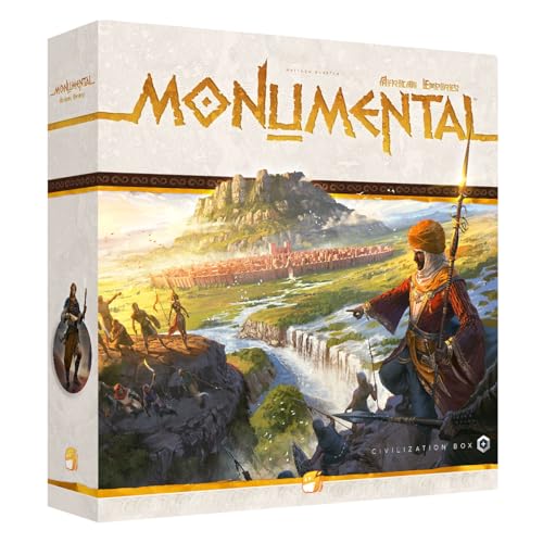 Funforge Monumental African Empires Expansion Civilization Deckbuilding Board Game Ages 10 15 Players 90120 Min - Image 1