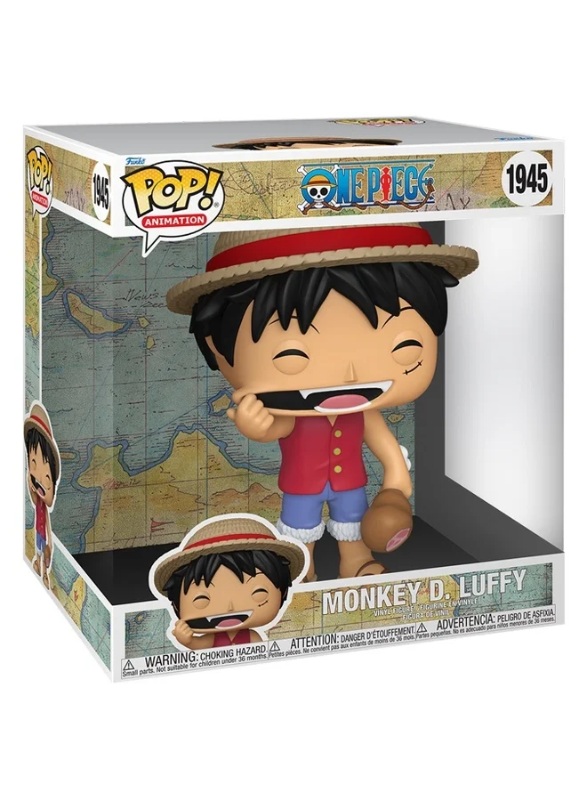 فانكو Pop Jumbo! Animation: One Piece - Luffy, 10 Inches, Collectible Vinyl Figures - Gift Idea - Official Merchandise - Toys for Kids & Adults - Model Figure for Collectors and Display