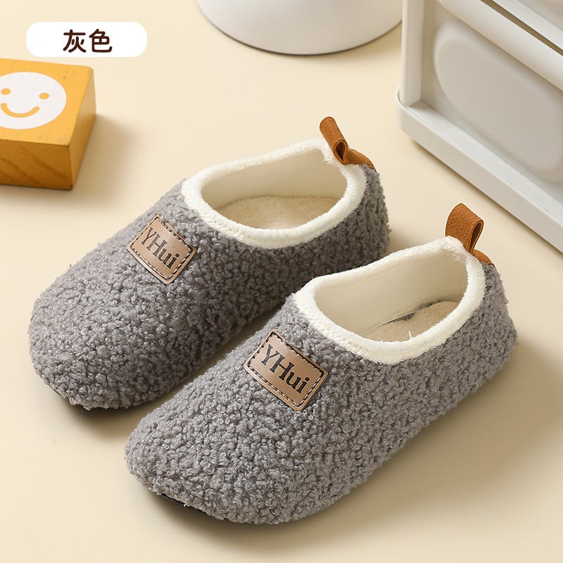 Winter Children'S Floor Socks Shoes Fleece-Lined Thickened Non-Slip Soft Bottom Toddler Socks Shoes For Boys And Girls - Image 1