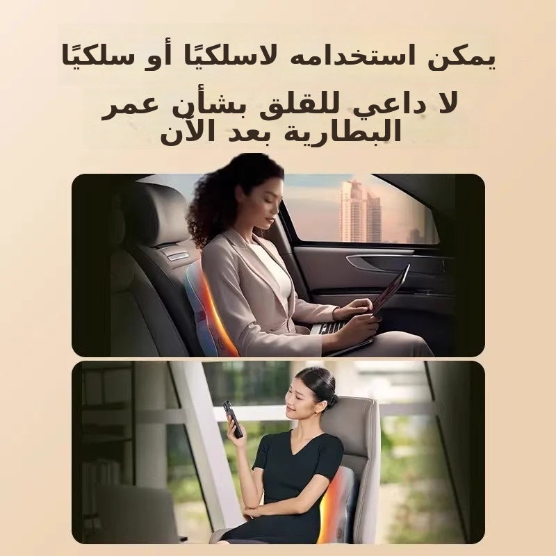 إس كيه جي جهاز تدليك الخصر للسيارة SKG T3-2 - دعم ظهر متعدد الوظائف مع العلاج بالحرارة، هدية مثالية - Image 4