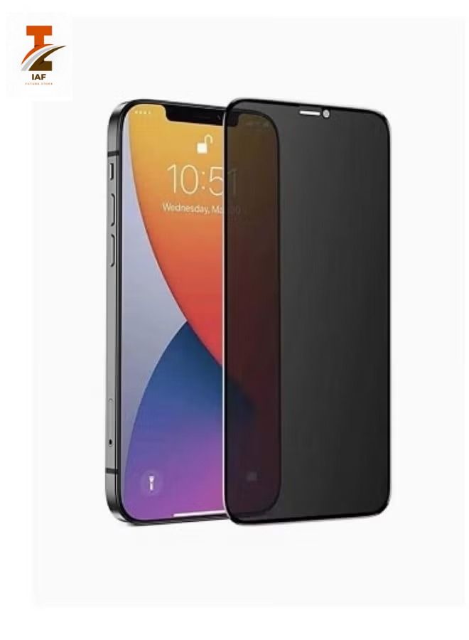 IAF Privacy Screen Protector for iPhone 11 Pro Max / iPhone XS Max Anti Spy Tempered Glass Film HD 9H Anti Scratch Screen Protector for iPhone Xs Max / iPhone 11 Pro Max 6.5 Inch 1 Pack