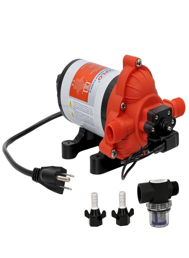 SEAFLO 33 Series Water 110V AC Pressure Pump - 115V AC, 3.3 GPM, 45 PSI, Self Priming, Smart Pressure Switch, for RV/Caravan/Marine/Industrial Use-NSF, CE & Rohs Certified, UL Listed, 4-Year Warranty - Image 1