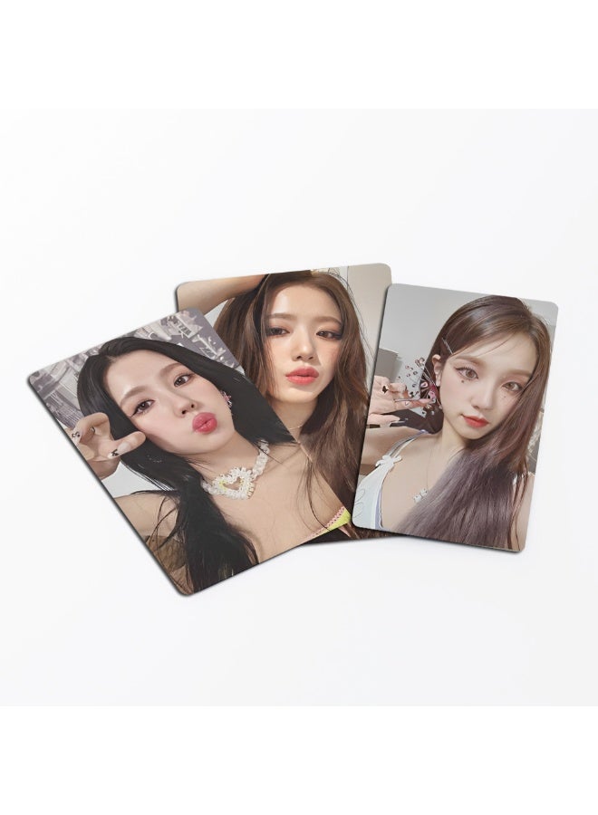NIBEMINENT 55 Pcs Kpop（G)I-DLE I FEEL Lomo Cards Card For Fans Collection Gifts - Image 2