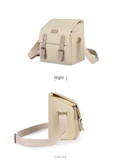 Y&D Canvas Shoulder Camera Bag Messenger Bag for 1 Camera 1 Lens Compatible with Nikon Canon Sony DSLR Mirrorless Camera and Lens  - Image 3