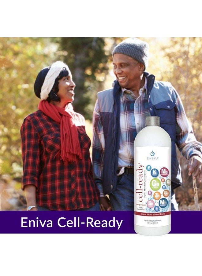 Eniva Health - Cell Ready Ionic Multi Minerals Concentrate With Natural Flavors Magnesium Zinc Chromium Liquid Minerals Selenium + More  Rapid Absorption  Supports Nutritional Balance 32 Oz - Image 1