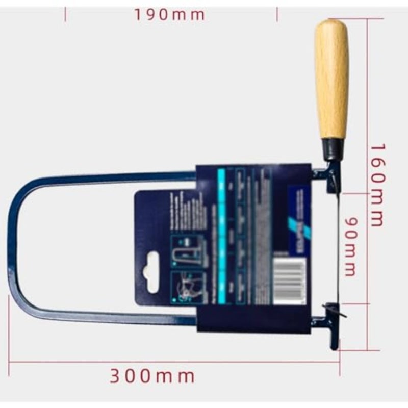 70-CP1R/70-FS1R Wood Handle and Steel Frame Coping Saw, 1" Thickness, Size:FS1R - Image 2
