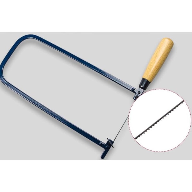 70-CP1R/70-FS1R Wood Handle and Steel Frame Coping Saw, 1" Thickness, Size:FS1R - Image 3