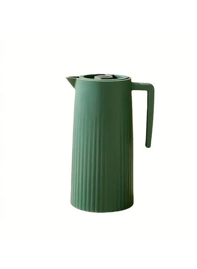 Green Thermal Carafe Coffee Pot Double Wall Insulated Water Bottle Long Lasting Heat Retention Coffee Maker For Home - Image 3