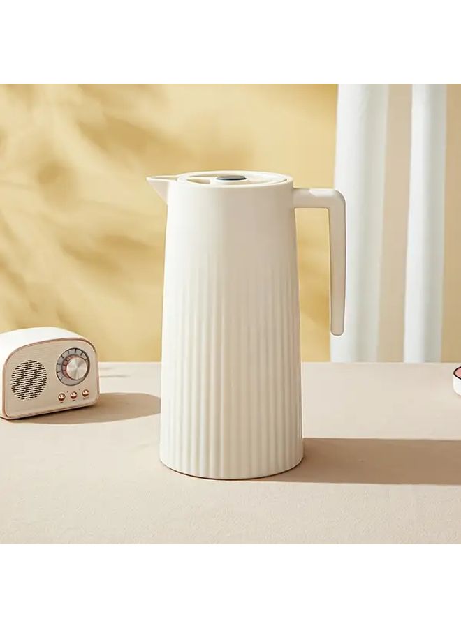 Green Thermal Carafe Coffee Pot Double Wall Insulated Water Bottle Long Lasting Heat Retention Coffee Maker For Home - Image 4