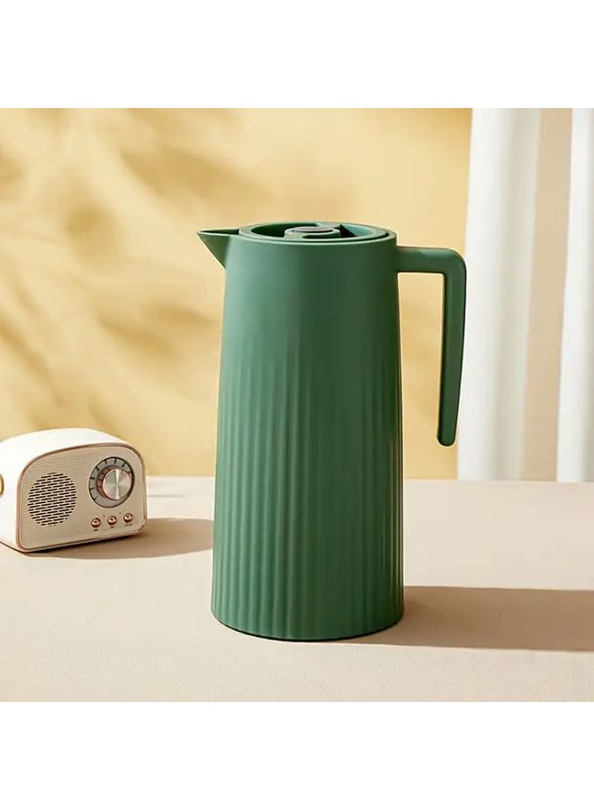 Green Thermal Carafe Coffee Pot Double Wall Insulated Water Bottle Long Lasting Heat Retention Coffee Maker For Home - Image 5