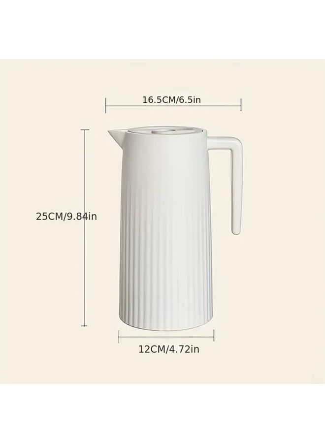 Green Thermal Carafe Coffee Pot Double Wall Insulated Water Bottle Long Lasting Heat Retention Coffee Maker For Home - Image 2