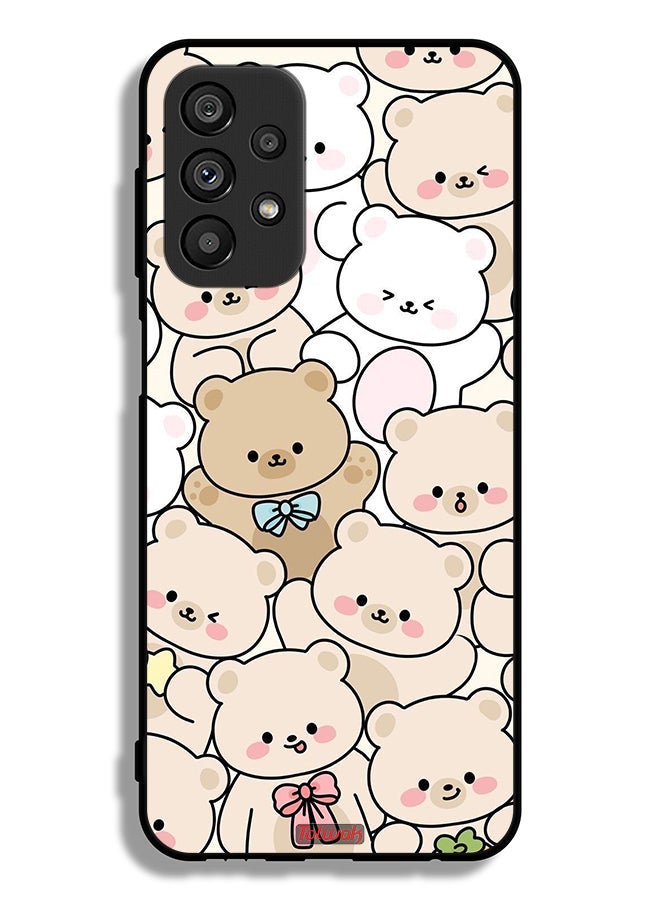 Tolwak Samsung Galaxy A23 5G Protective Case Cover Bears Pattern - Image 1