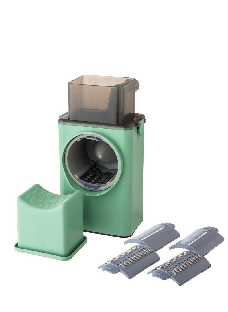chop magic Multi-functional vegetable cutter with 4 stainless steel blades - Image 2