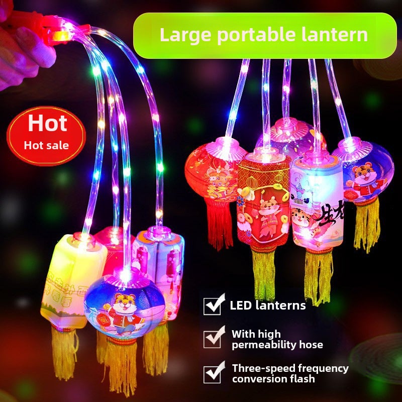 Cartoon Lantern Kids Flashing New Year Light Hose cartoon lantern mix