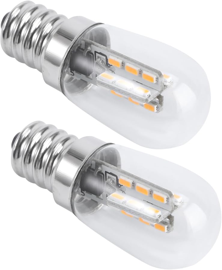 Refrigerator Appliance Bulbs 2 Pack E12 Mini Base 360 Degree Lighting Angle - Image 2