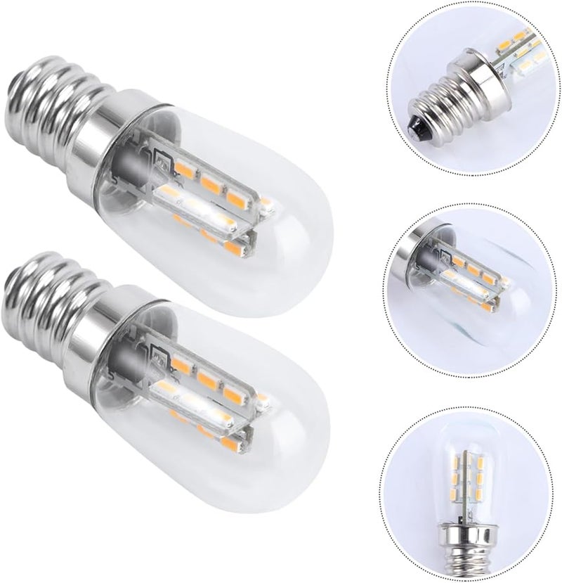 Refrigerator Appliance Bulbs 2 Pack E12 Mini Base 360 Degree Lighting Angle - Image 4
